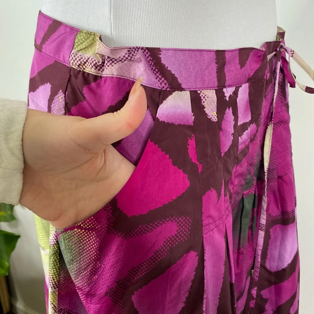 NWT Calvin Klein Pomegranate Multi-Color Skirt Plus Size 0X - Picture 7 of 13